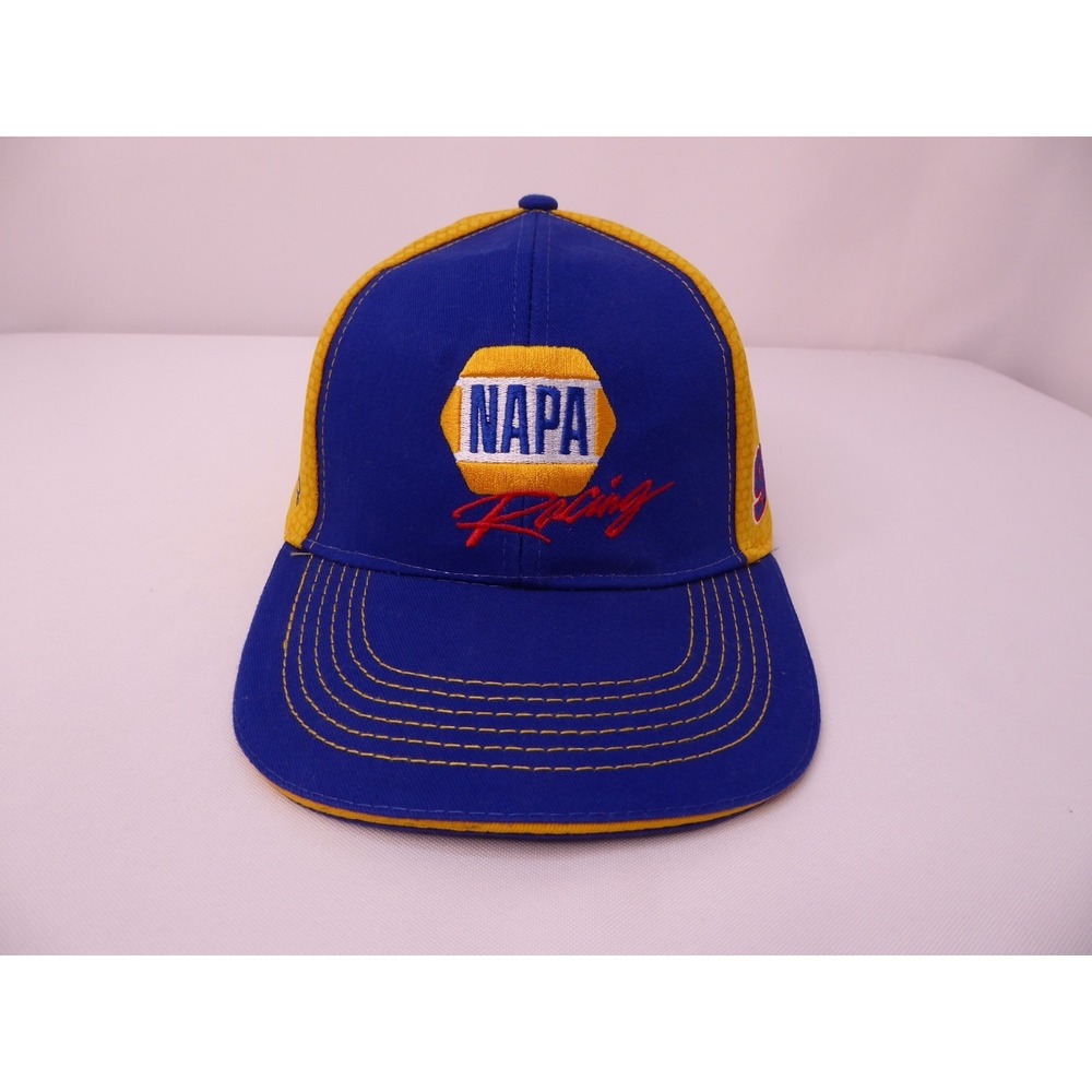 Napa Racing #9 Chase Elliott Yellow Blue Adjustable Hat Cap